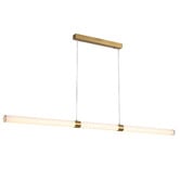 Zander Lighting Harrison Steel LED Linear Pendant Light