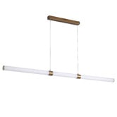 Zander Lighting Harrison Steel LED Linear Pendant Light