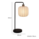 Zander Lighting Gerwig Steel Table Lamp