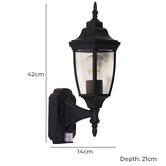 Zander Lighting Forrest Outdoor Sensor Wall Light