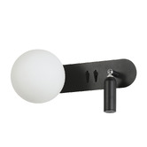 Zander Lighting Myrtle Steel 2 Light LED Wall Light