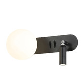 Zander Lighting Myrtle Steel 2 Light LED Wall Light