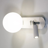 Zander Lighting Myrtle Steel 2 Light LED Wall Light