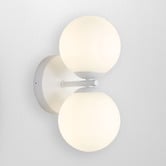 Zander Lighting Lara Steel 2 Light Wall Sconce