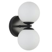 Zander Lighting Lara Steel 2 Light Wall Sconce