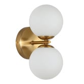 Zander Lighting Lara Steel 2 Light Wall Sconce