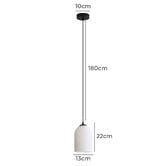 Zander Lighting Aiden Steel Pendant Light