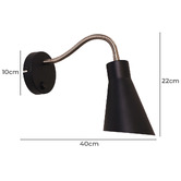 Zander Lighting Arias Wall Light