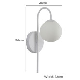 Zander Lighting Horton 4W Wall Light