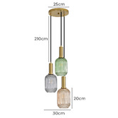 Zander Lighting Ali 3 Light Pendant