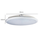 Zander Lighting Warner 30cm Tri-Colour LED Oyster Light