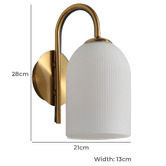 Zander Lighting Aiden Steel Wall Light