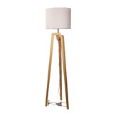 Zander Lighting Alba Wooden Tripod Floor Lamp