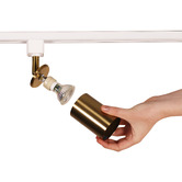 Zander Lighting Parker Steel Swivle Track Light