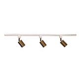 Zander Lighting Parker Steel 3 Bulb Track Light