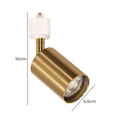 Zander Lighting Parker Steel Swivle Track Light