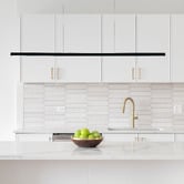 Zander Lighting Belmonte Metal Tri-Colour LED Linear Pendant Light