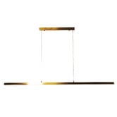Zander Lighting Belmonte Metal Tri-Colour LED Linear Pendant Light