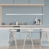 Zander Lighting Belmonte Metal Tri-Colour LED Linear Pendant Light