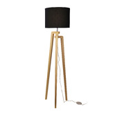 Zander Lighting Alba Wooden Tripod Floor Lamp