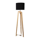 Zander Lighting Alba Wooden Tripod Floor Lamp