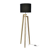 Zander Lighting Alba Wooden Tripod Floor Lamp