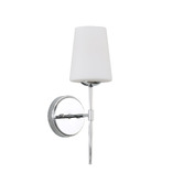Zander Lighting Elihu Frosted Glass Wall Sconce