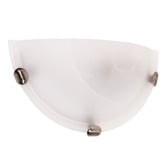 Zander Lighting Sauser Uplighter Alabaster Wall Light