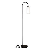 Zander Lighting Mitchell Metal &amp; Glass Floor Lamp