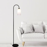 Zander Lighting Mitchell Metal &amp; Glass Floor Lamp