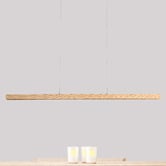 Zander Lighting Harlan Ash wood LED Linear Pendant Light