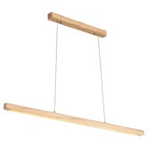 Zander Lighting Harlan Ash wood LED Linear Pendant Light