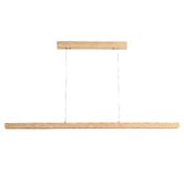 Zander Lighting Harlan Ash wood LED Linear Pendant Light