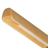 Zander Lighting Harlan Ash wood LED Linear Pendant Light