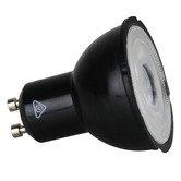 Zander Lighting Darquin GU10 Reflector 7W Black LED Spot Bulb