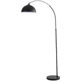 Zander Lighting Naomi Steel &amp; Marble Floor Lamp