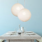 Zander Lighting Ryla Iron &amp; Linen Pendant Shade