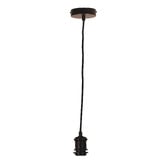 Zander Lighting Ortona Cloth Covered Suspension Pendant Light