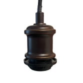 Zander Lighting Ortona Cloth Covered Suspension Pendant Light