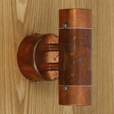 Zander Lighting Sora Copper and Brass Up/Down Outdoor Wall Light