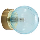 Zander Lighting Effie Steel &amp; Glass Wall Light