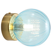 Zander Lighting Effie Steel &amp; Glass Wall Light
