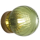 Zander Lighting Effie Steel &amp; Glass Wall Light