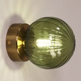 Zander Lighting Effie Steel &amp; Glass Wall Light