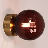Zander Lighting Effie Steel &amp; Glass Wall Light