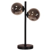 Zander Lighting Felicity Steel 2 Light Table Lamp