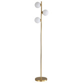 Zander Lighting Felicity Steel 3 Light Floor Lamp