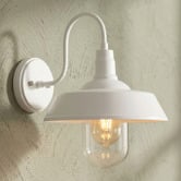 Zander Lighting Coulson Metal &amp; Glass Outdoor Wall Light