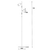 Zander Lighting Batavia Metal Floor Lamp