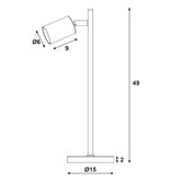 Zander Lighting Batavia Aluminium Adjustable Desk Lamp